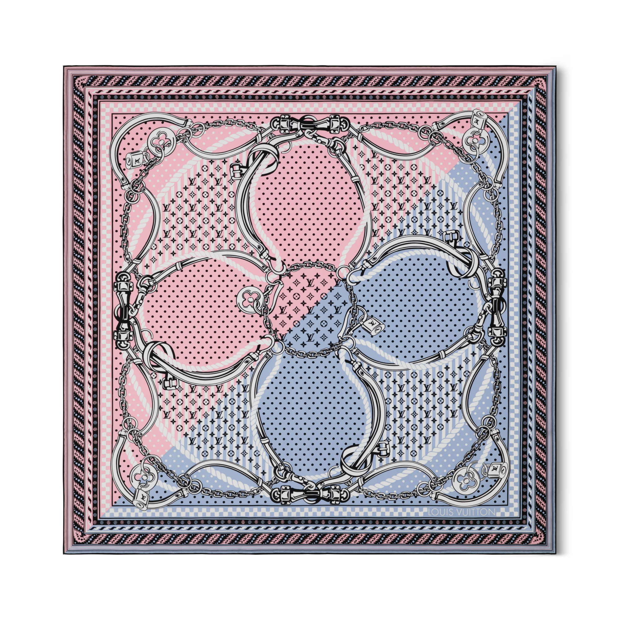 Louis Vuitton シルクバンダナ ウォーターカラー 特別ファッション - Louis Vuitton シルクバンダナ ウォーターカラー